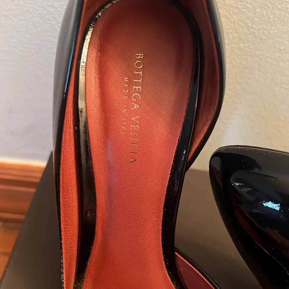 Bottega Veneta Heel shoes Size Italy 38 Original Box Black Patent Leather - Picture 3 of 9